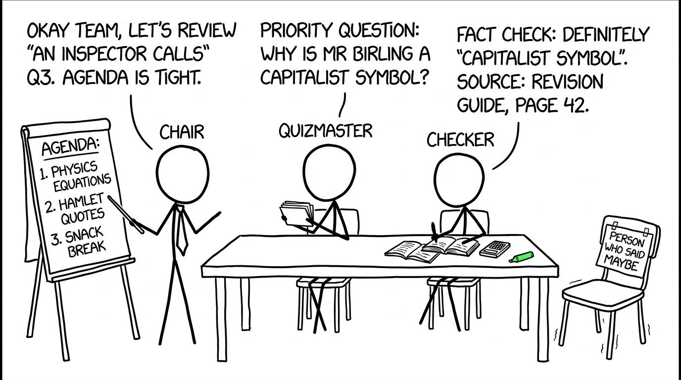 Study group members take clear revision roles