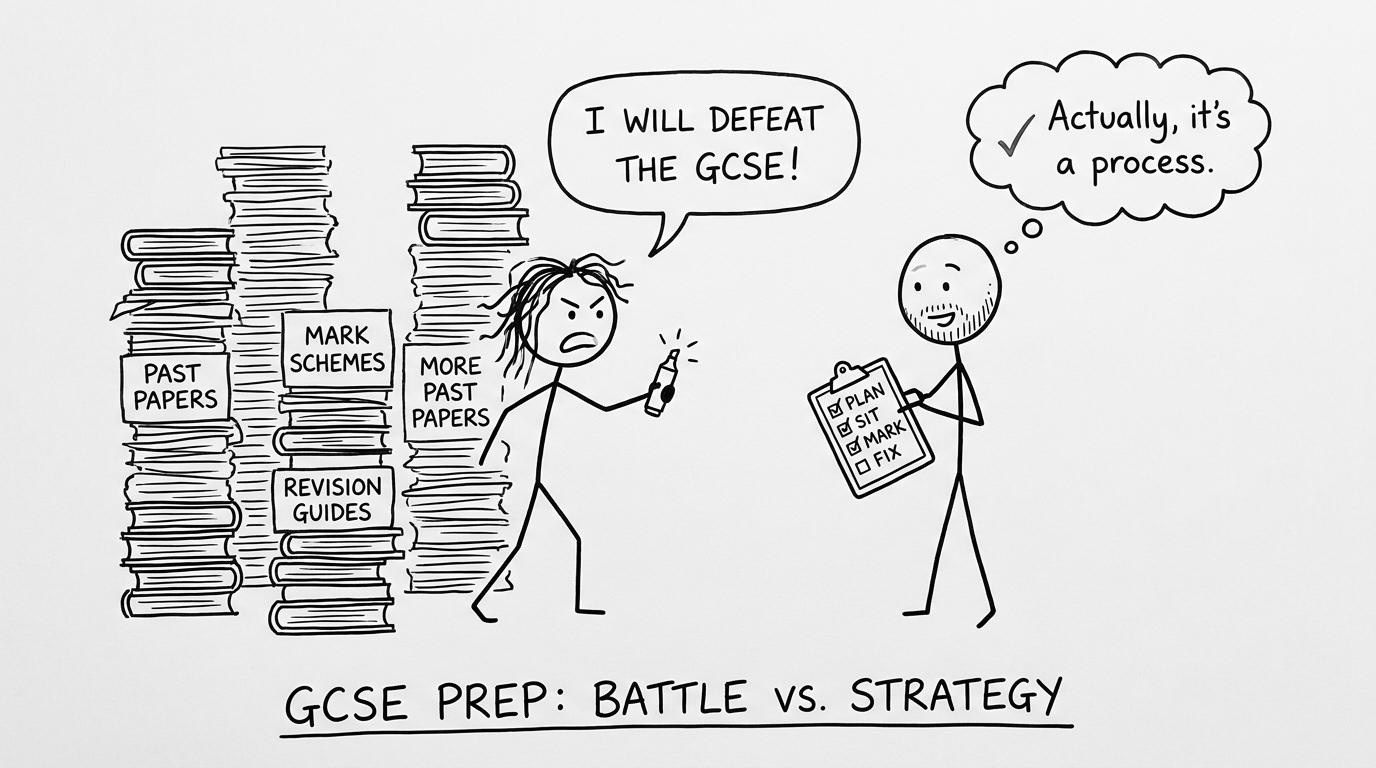 Student vs past papers checklist