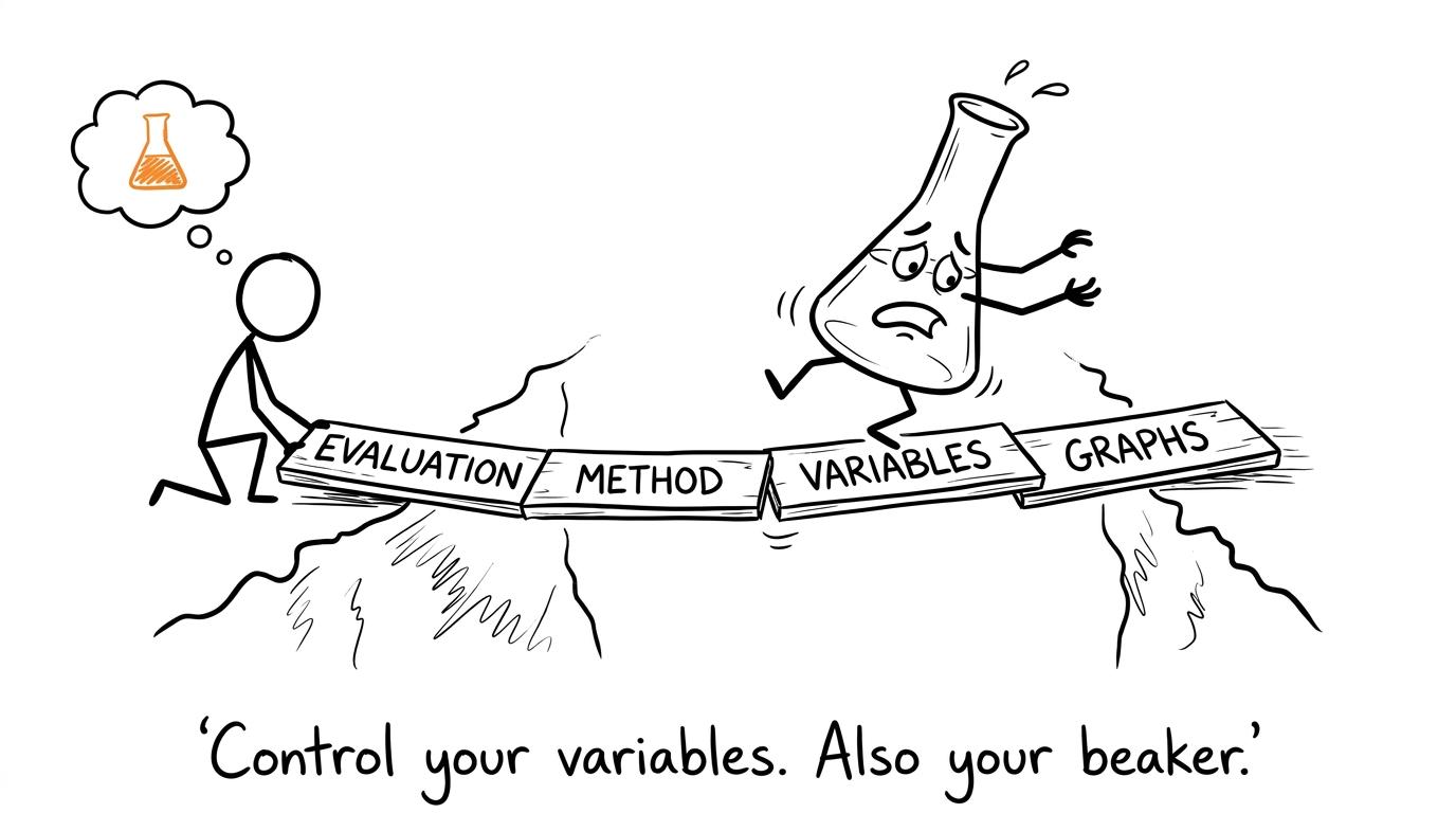 A student constructs a revision bridge from practical skills
