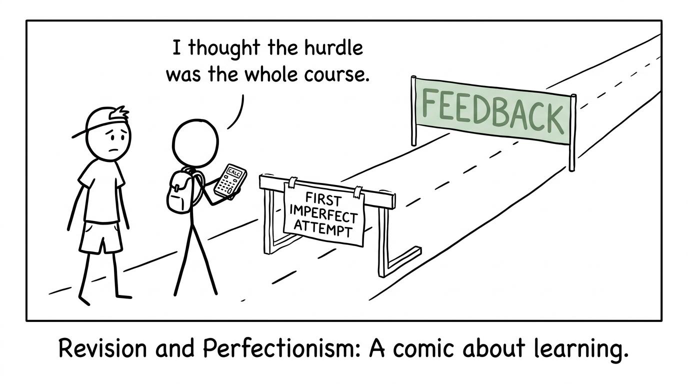 Two students discover that the first imperfect attempt is only a small hurdle