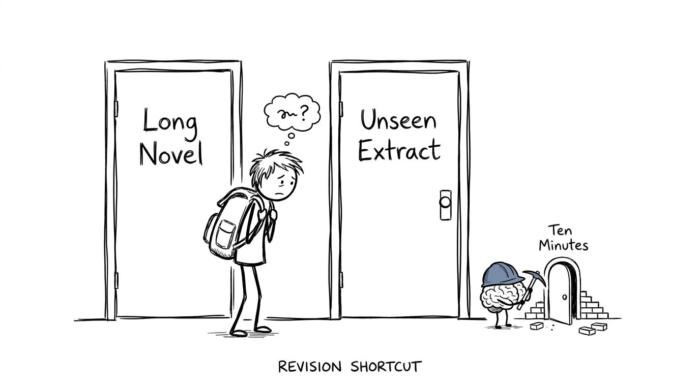 A tired student discovers the much less frightening ten-minute door into revision