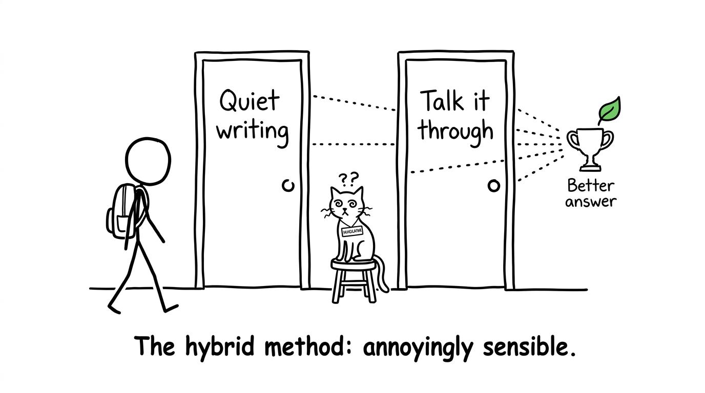 Two revision methods leading towards the same goal