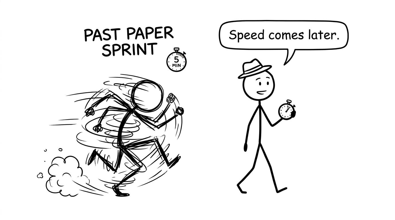 Speed comes later
