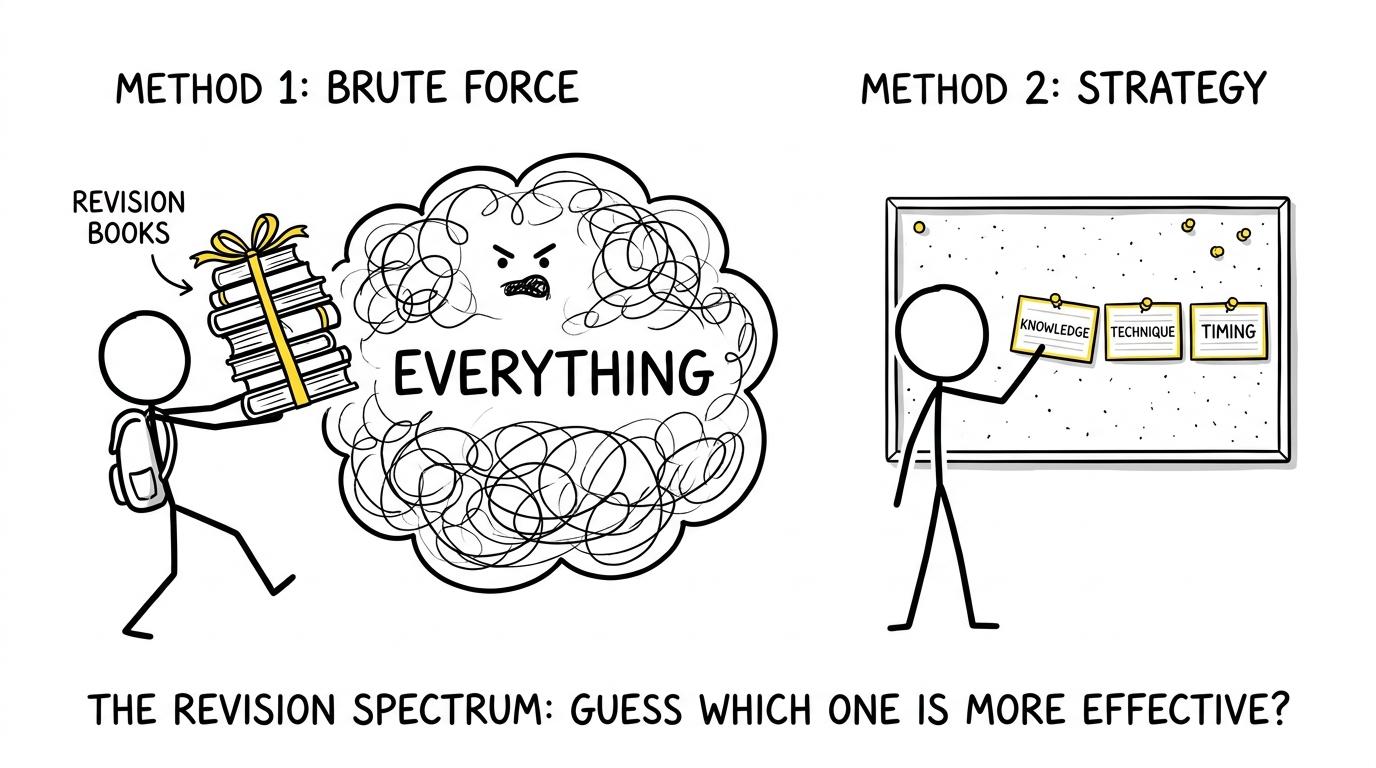 Targeted diagnosis defeats the impossible revision topic called everything