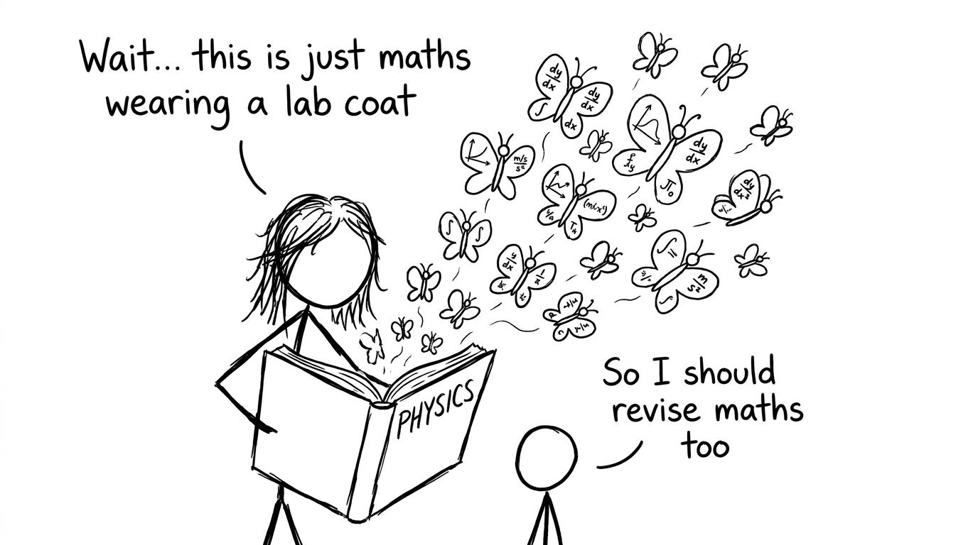 Physics is maths in disguise comic