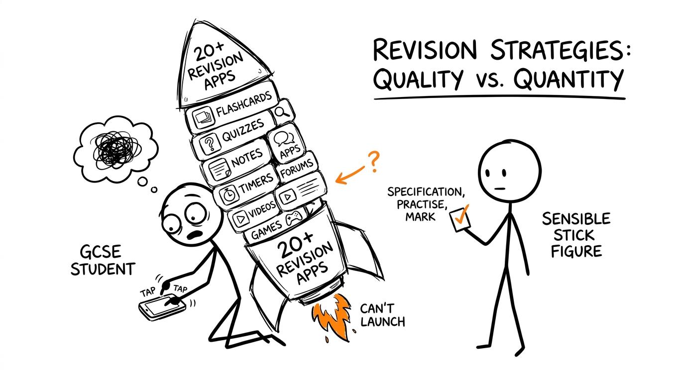A revision-app rocket unable to launch because it has too many apps