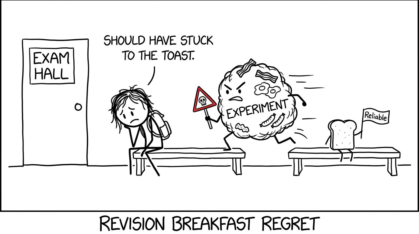 A familiar slice of toast watches an experimental breakfast cause unnecessary drama