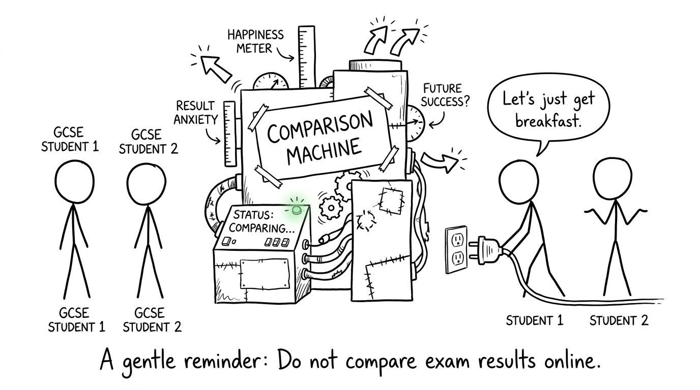 Students unplug a ridiculous machine designed to compare happiness