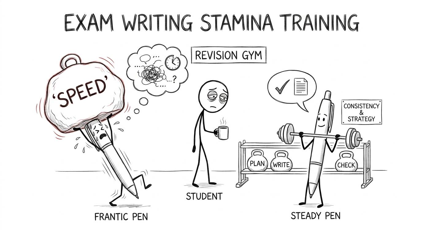 Pens train planning, writing and checking instead of chasing speed alone