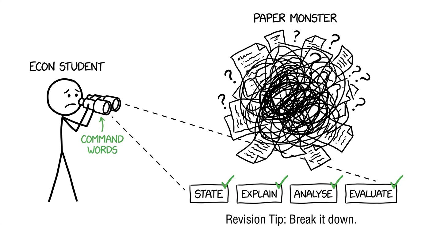 A large paper monster becoming manageable through command words