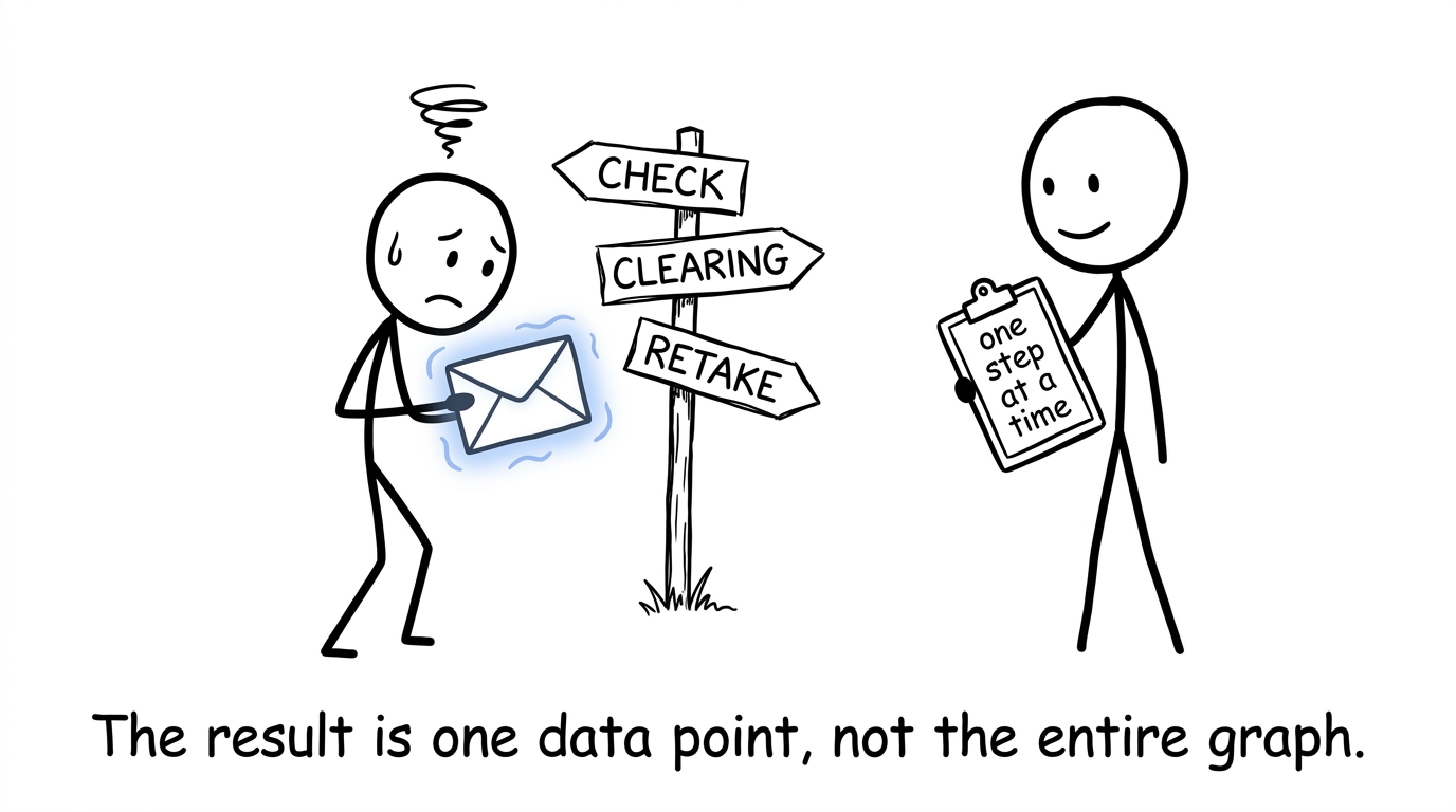 A student considers checking, Clearing and retaking after results day