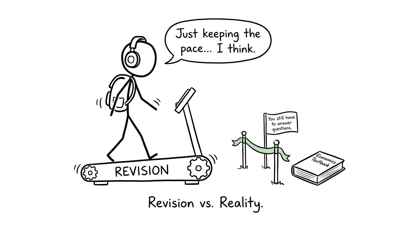 A student discovers that listening is only part of revision