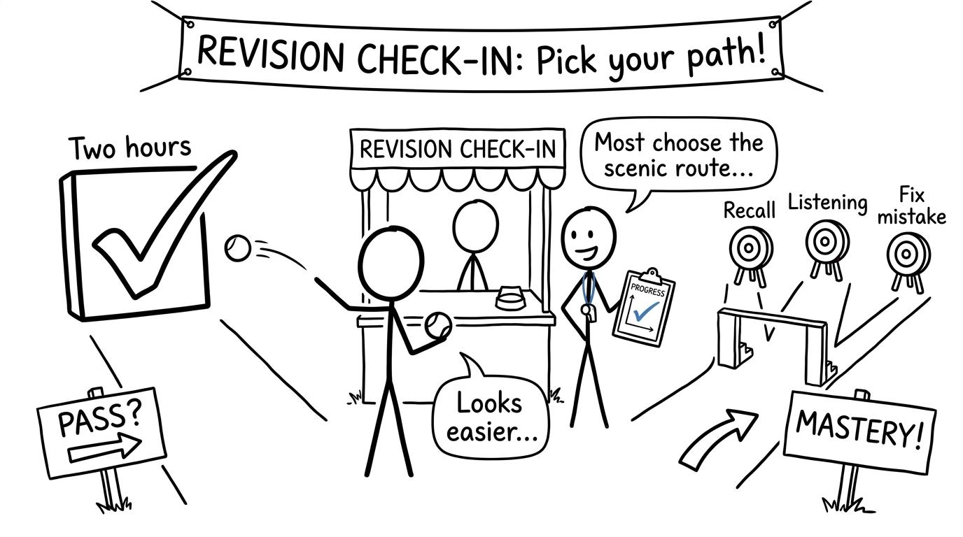 Revision evidence defeats the giant hours tick-box