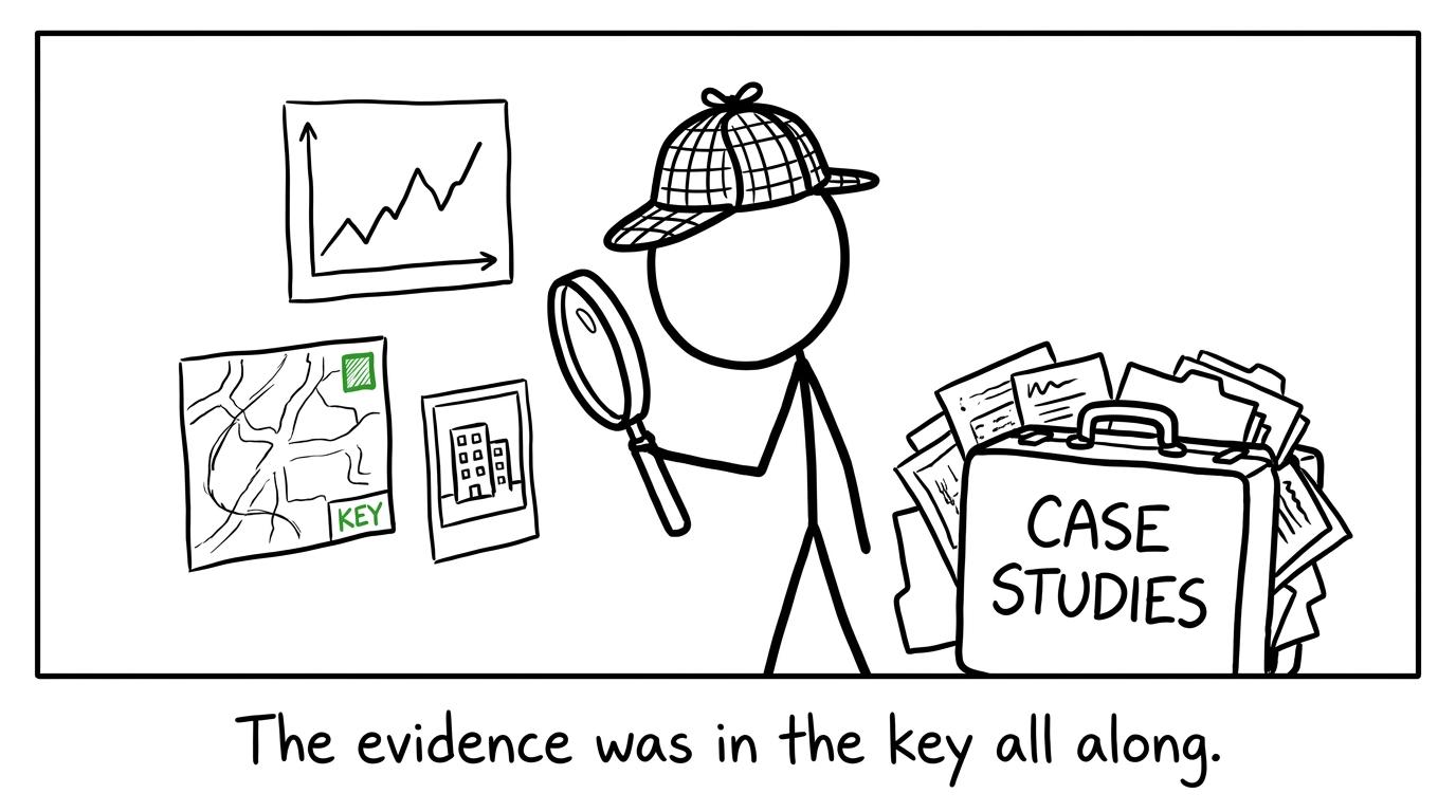 A student detective discovers that the evidence was in the map key