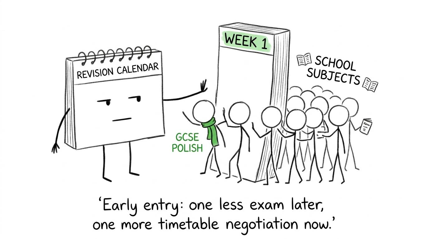 GCSE Polish negotiates for space in a crowded revision calendar