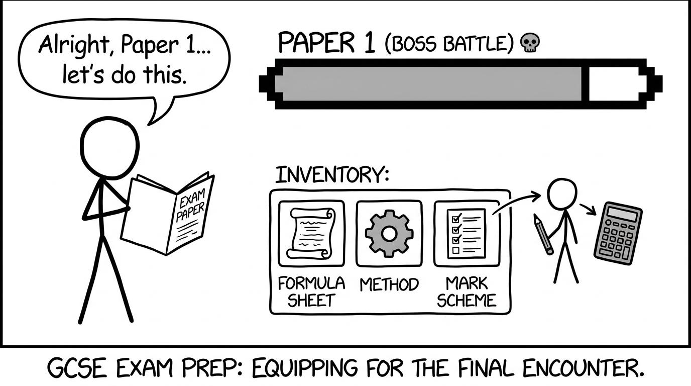 Make the paper feel like a familiar boss battle