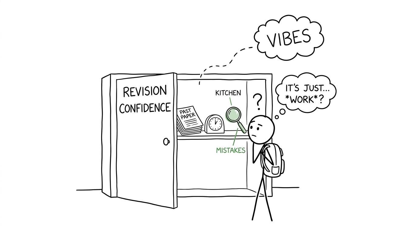 Revision confidence is built from papers, timing and mistakes rather than vibes