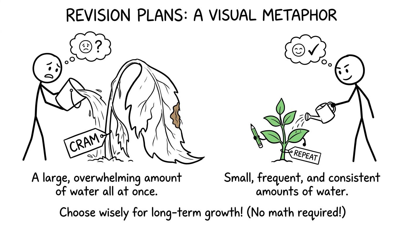 Two revision plants discover that regular attention beats one giant cram