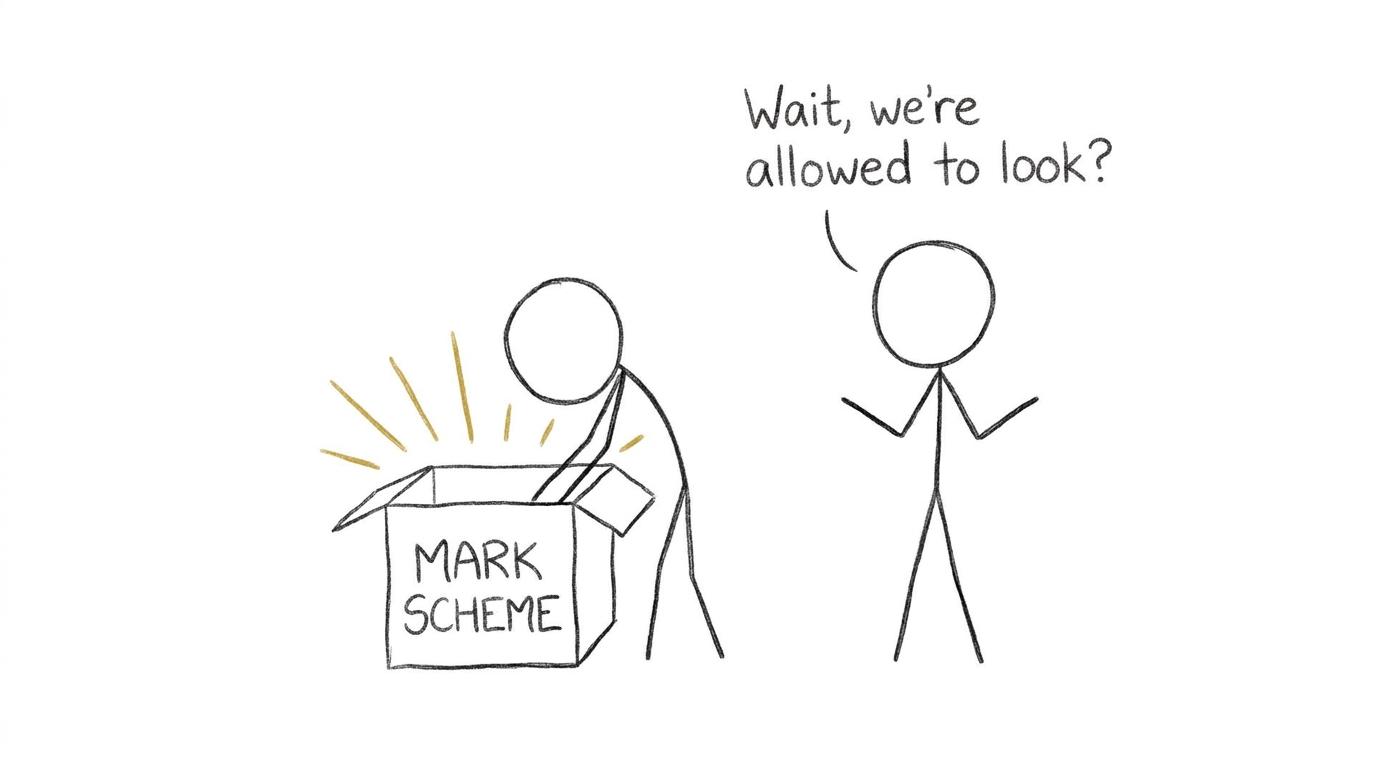 Mark scheme as treasure chest