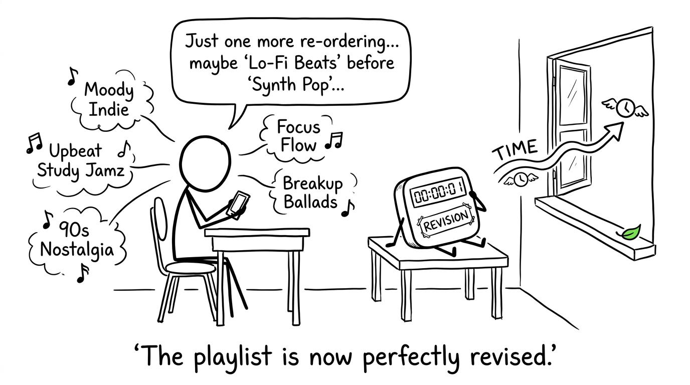 A perfectly revised playlist and a completely unrevised practice paper