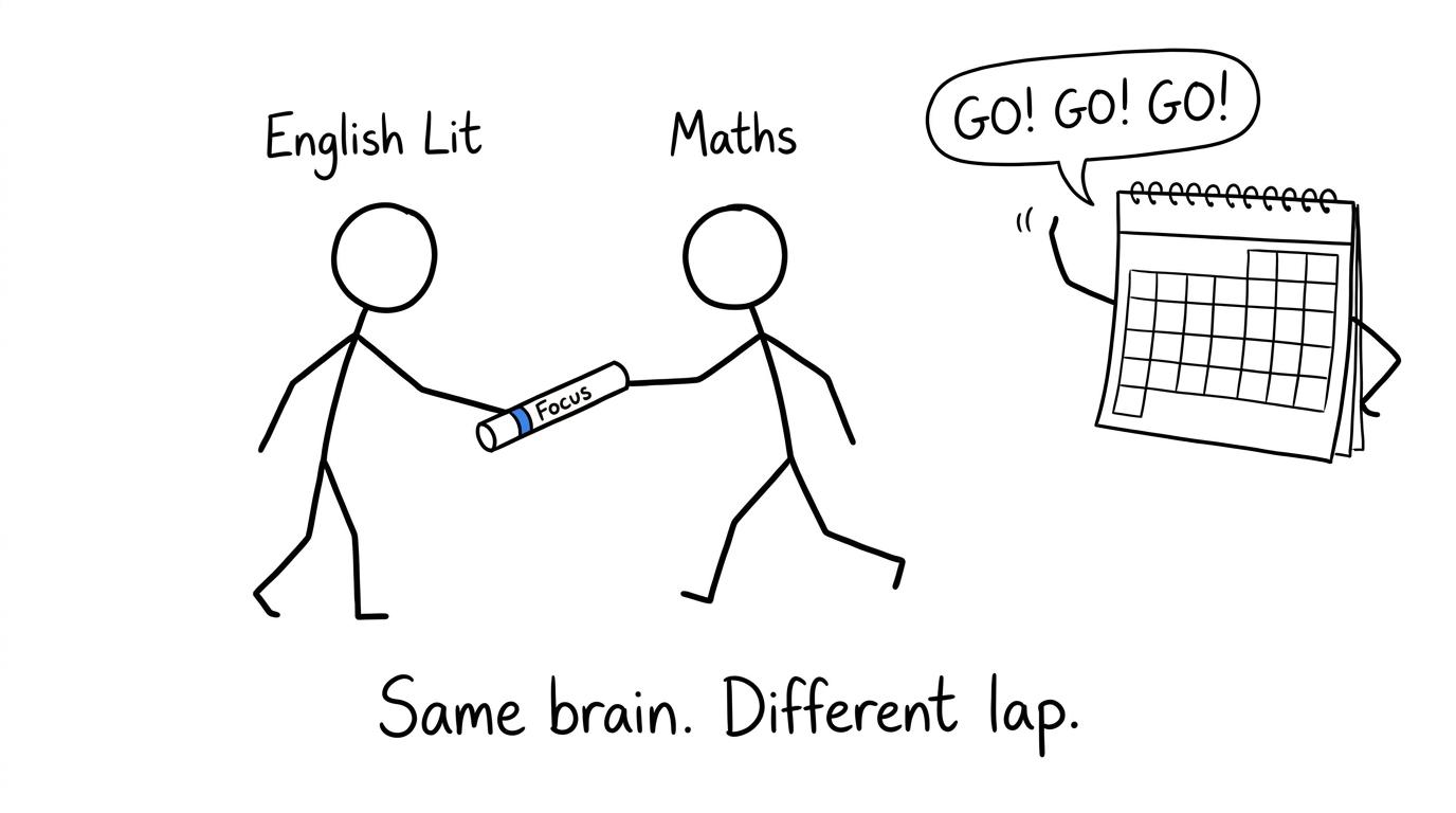 English Literature passes the focus baton to maths