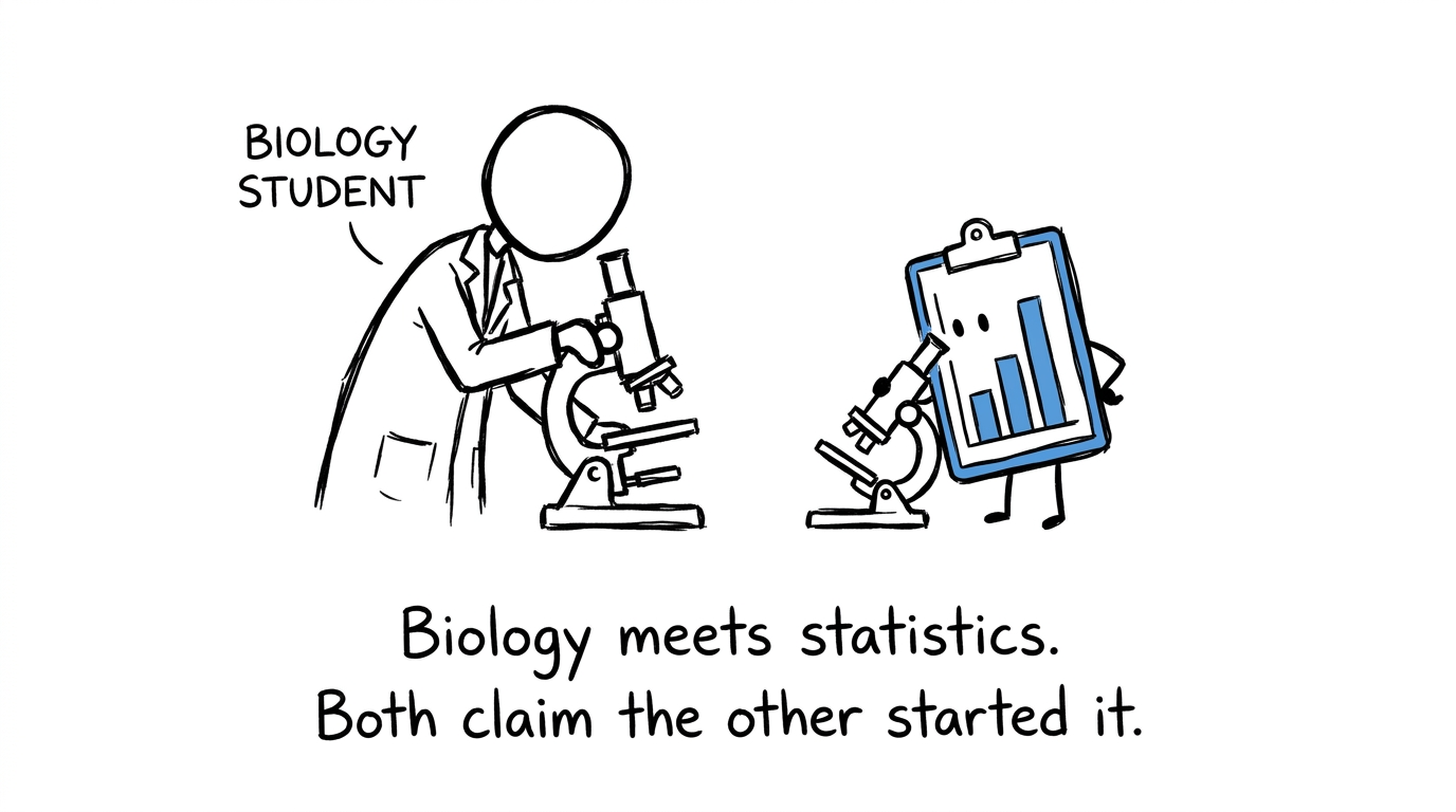 Biology and statistics examining each other through microscopes