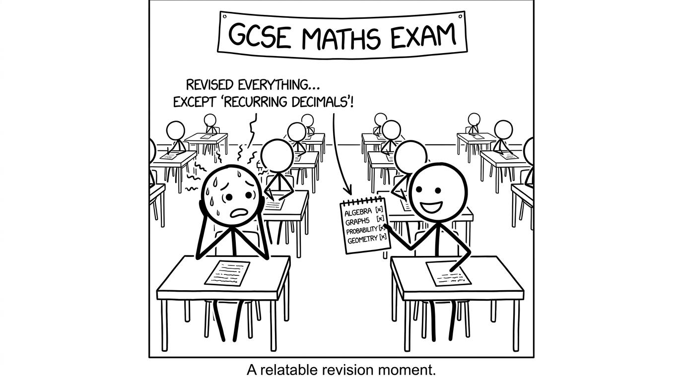 Revision checklist calm vs panic in the exam hall