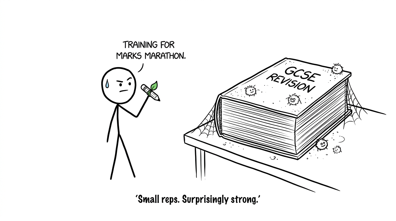 A student discovers the strength of small and consistent revision sessions