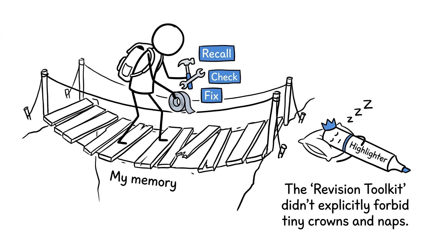 Recall, check and fix repair a wobbly bridge while passive highlighting watches
