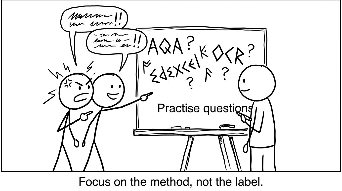 Exam boards as mysterious runes