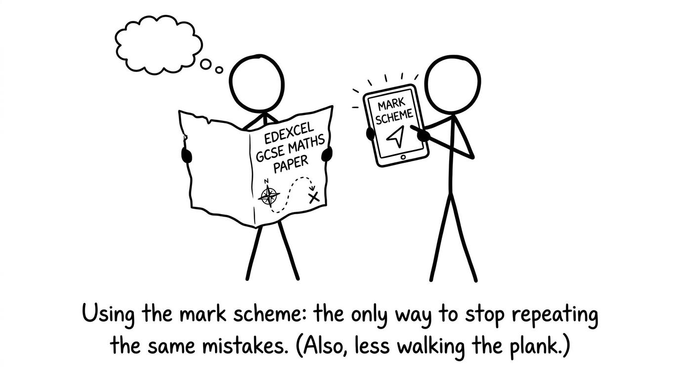 A mark scheme as a GPS, not a verdict