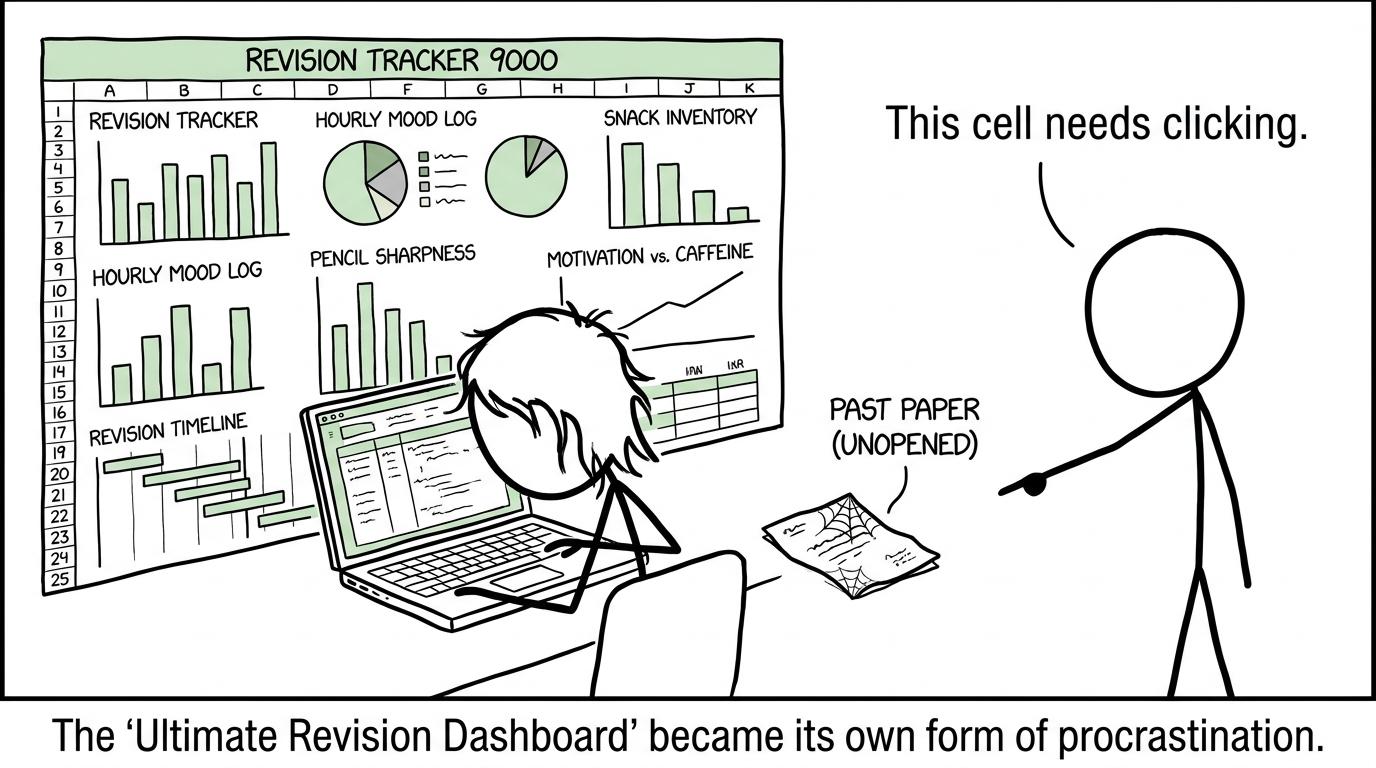 A student discovers that an unopened practice paper matters more than a complicated revision dashboard