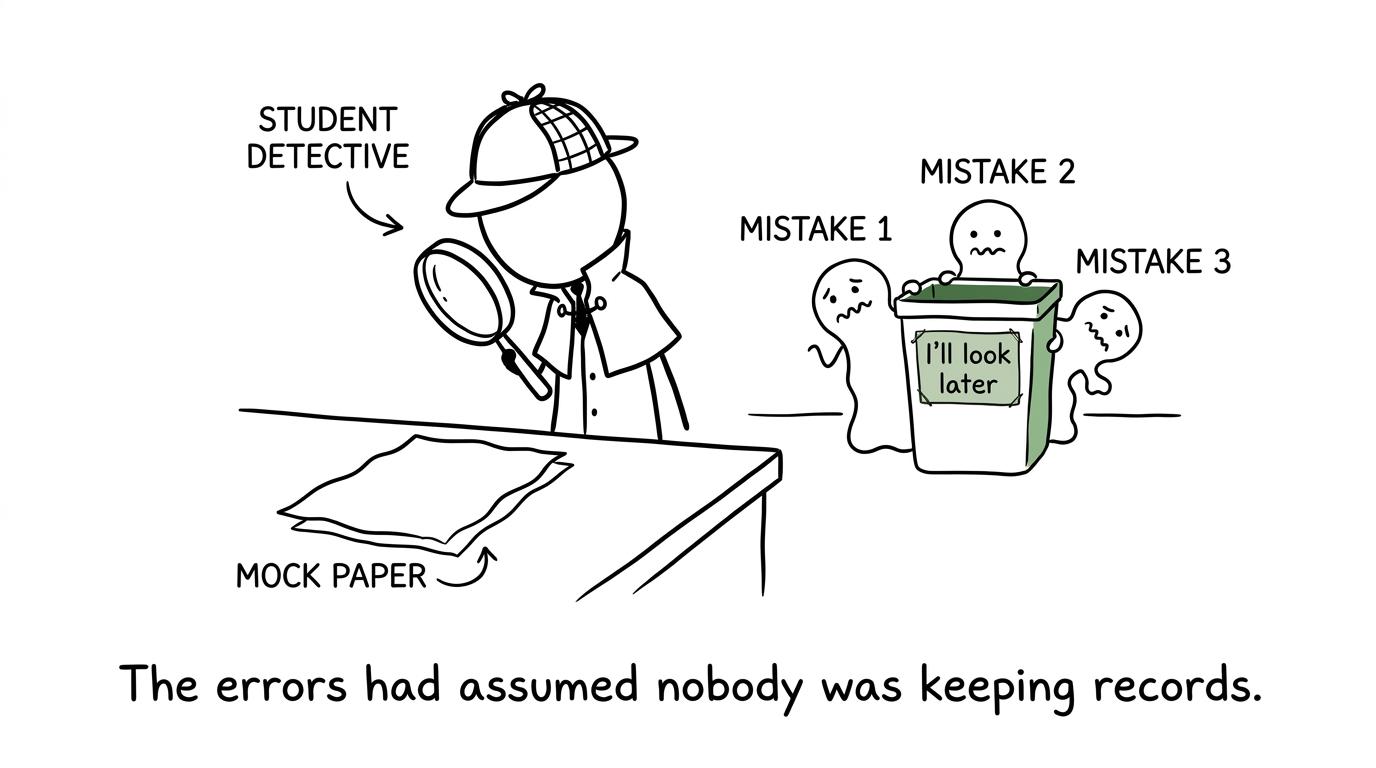 A student detective catches revision errors before they can hide