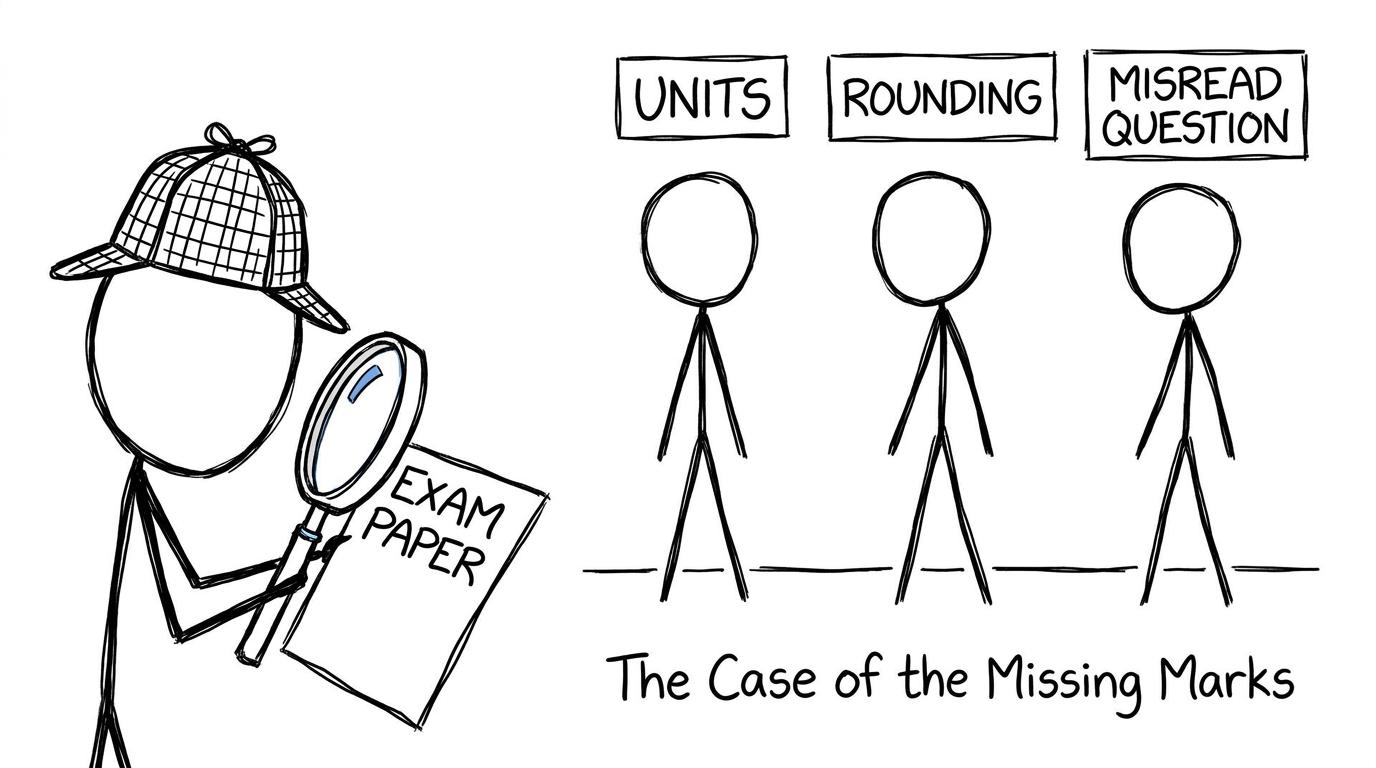 A detective investigates the case of the missing exam marks