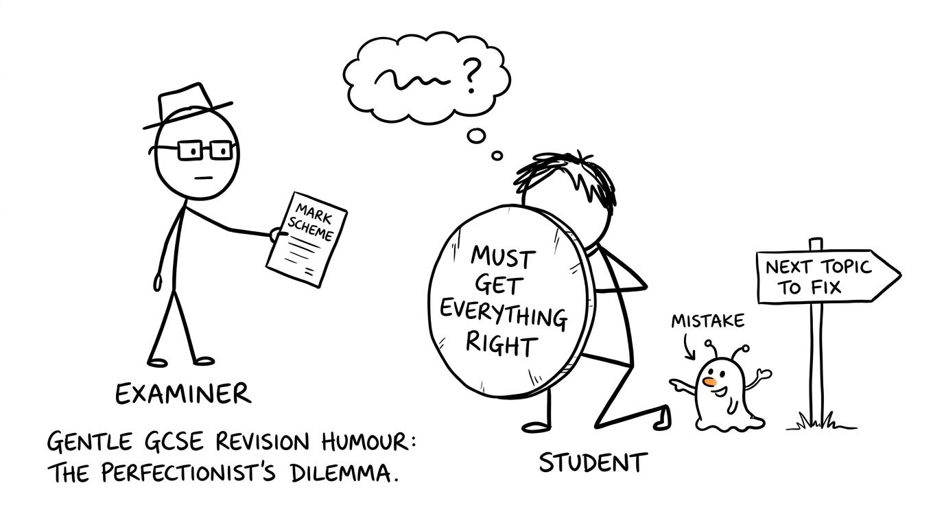 A tiny mistake points towards the next topic to fix