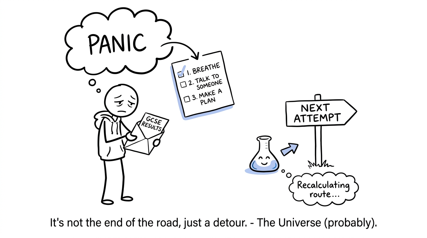 A student turns results-day panic into a calm resit checklist