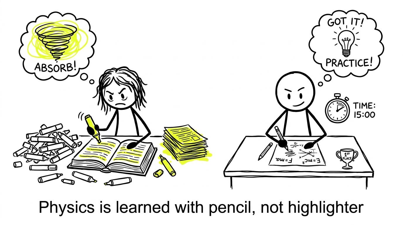 Highlighting vs practice questions