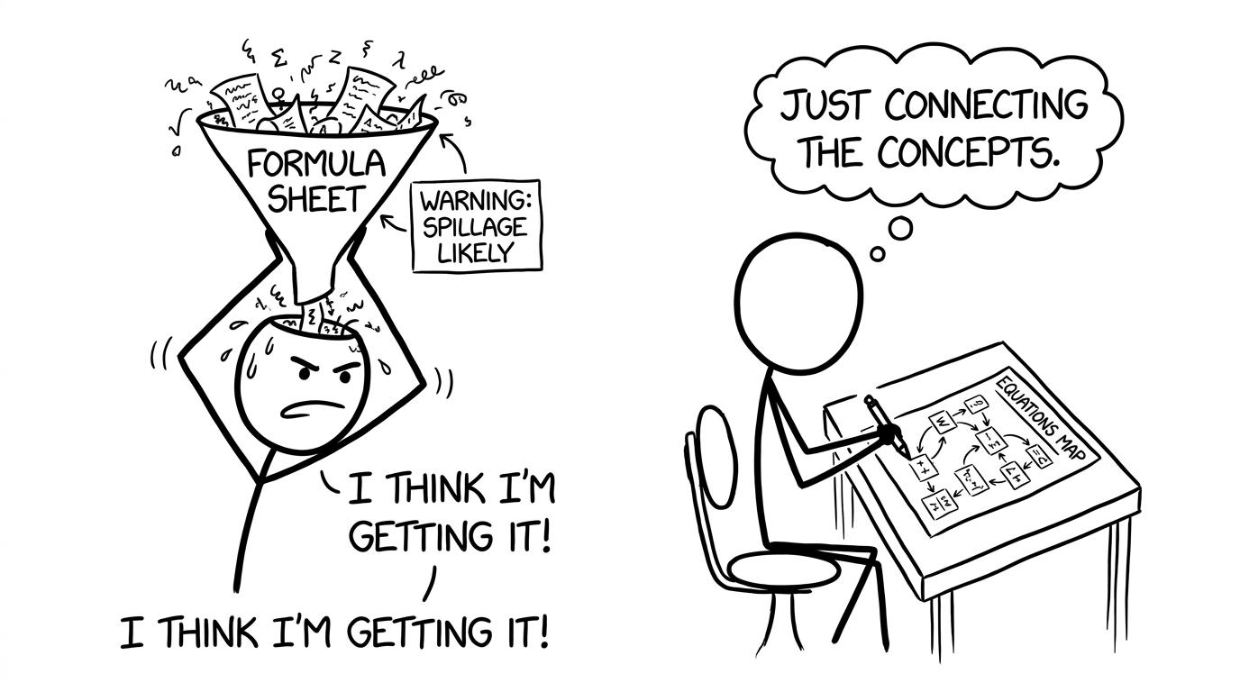 Formula funnel vs equation map