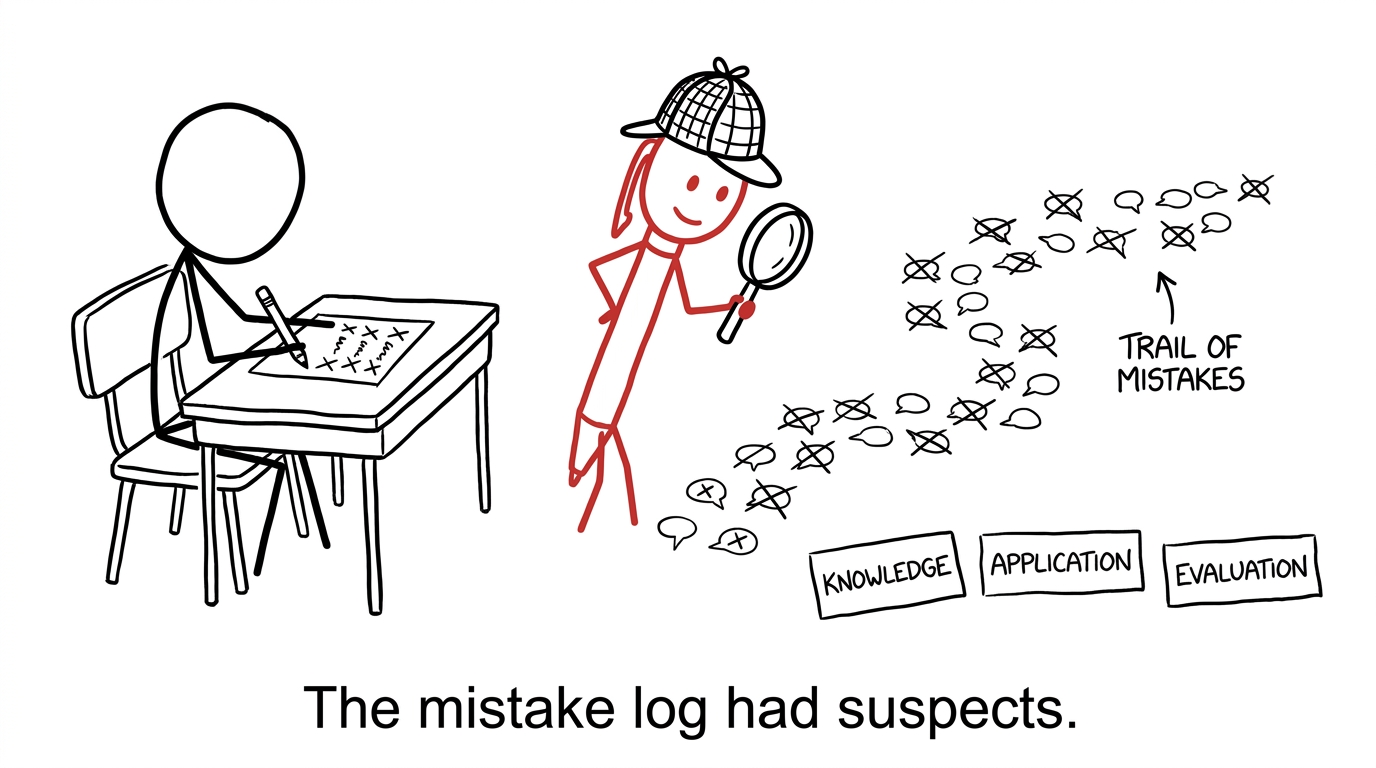 A red pen detective investigates lost Psychology marks