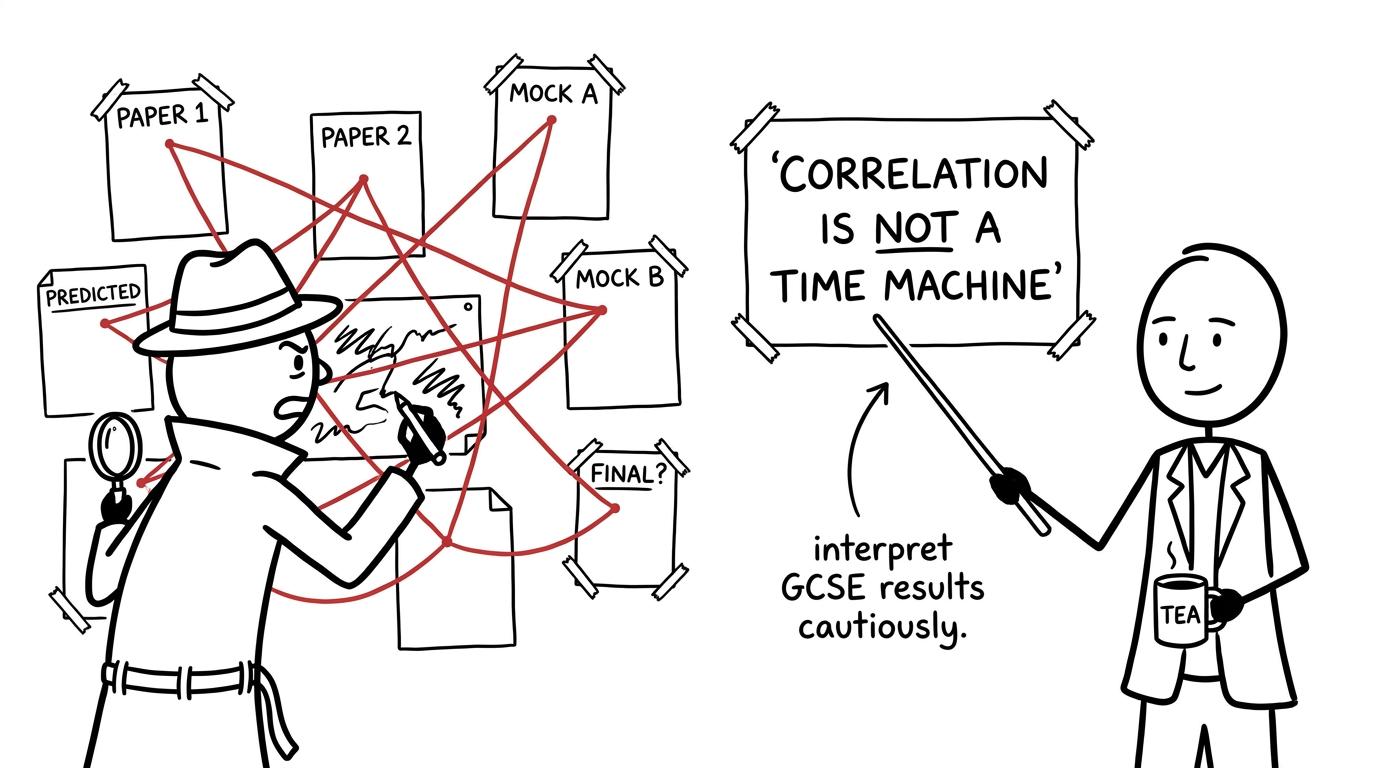 A student detective learns that correlation is not a time machine