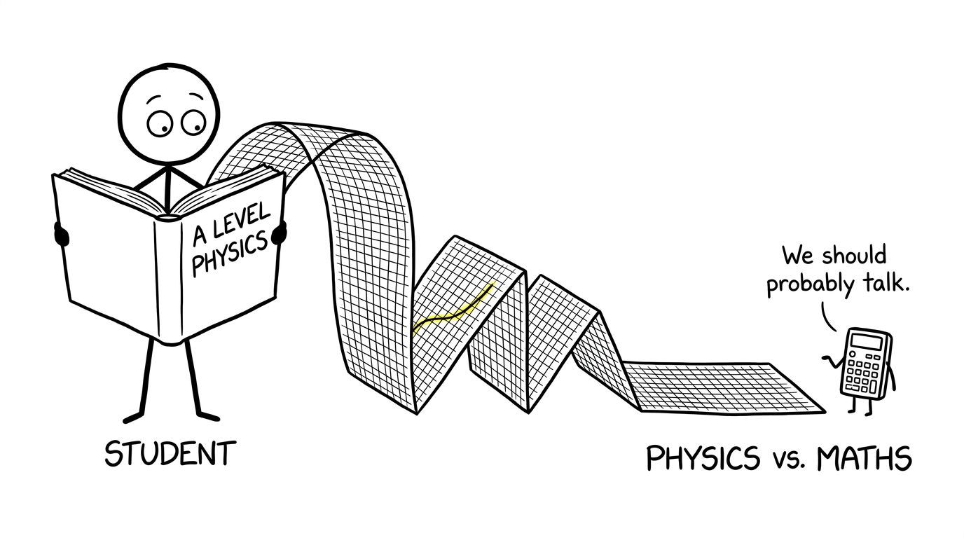 A calculator attempts to discuss the mathematical side of Physics