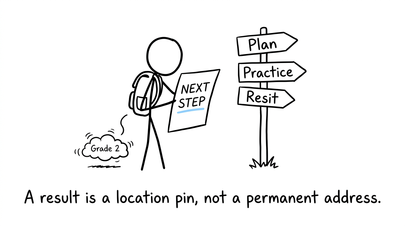 A result is a location pin rather than a permanent address