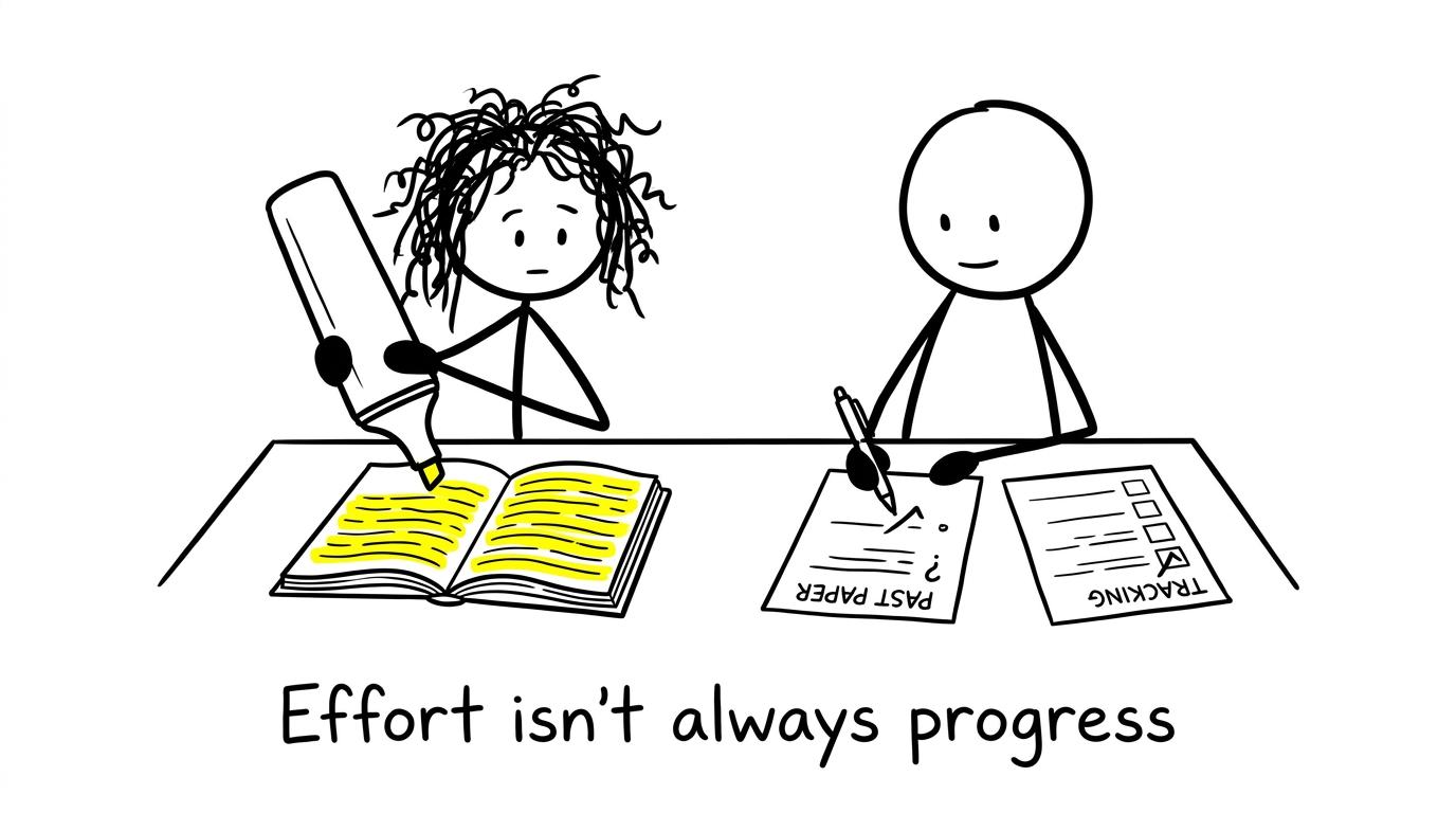 Effort isn’t always progress