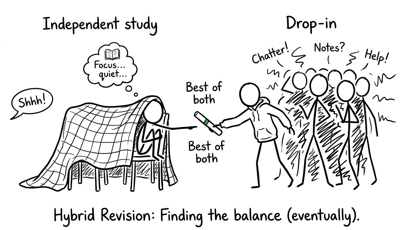 Independent revision and a busy drop-in passing a best-of-both baton