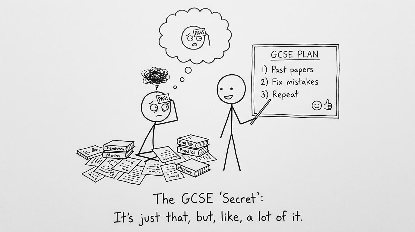 A stressed student finds a simple plan
