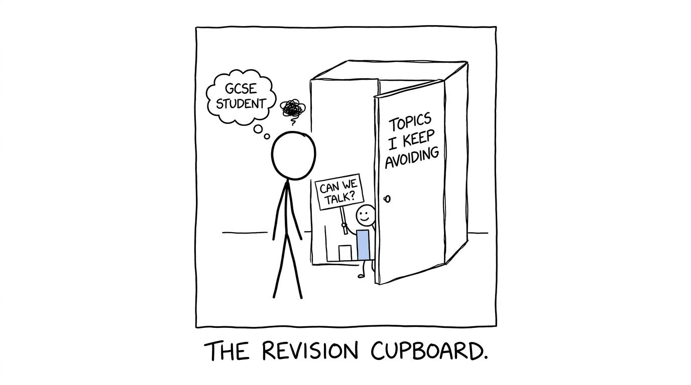 A student discovers the statistics topic hiding in the revision cupboard