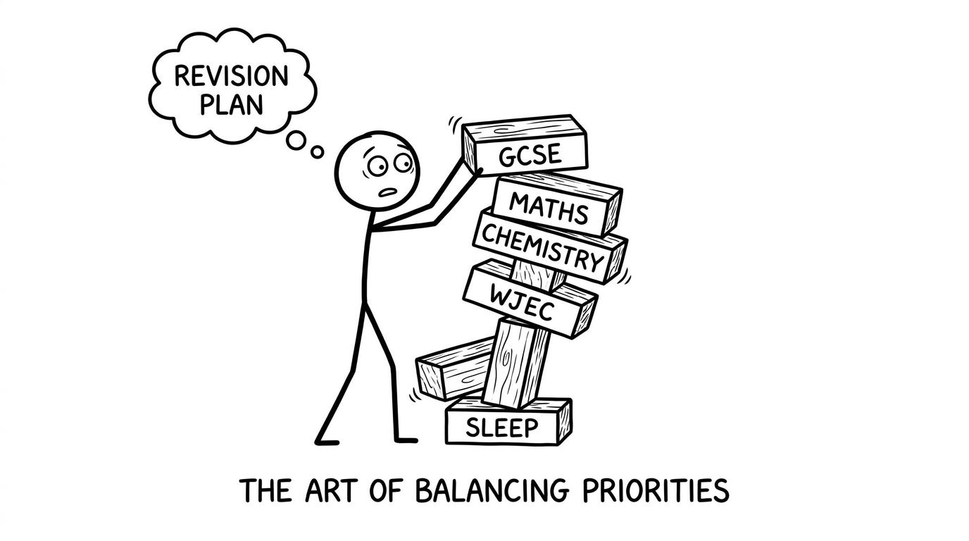 A revision plan built like Jenga