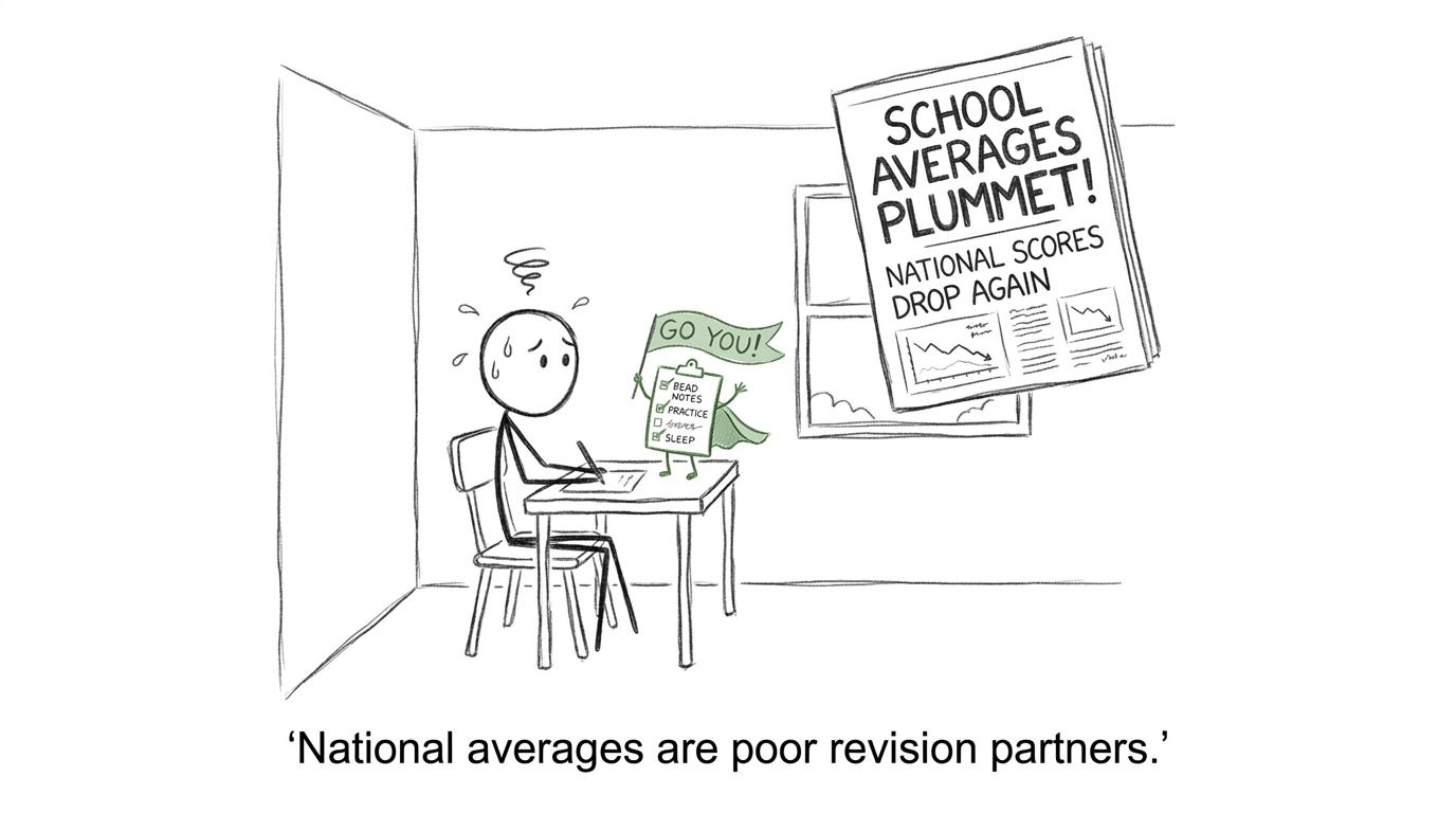 A revision checklist proves more useful than a newspaper average