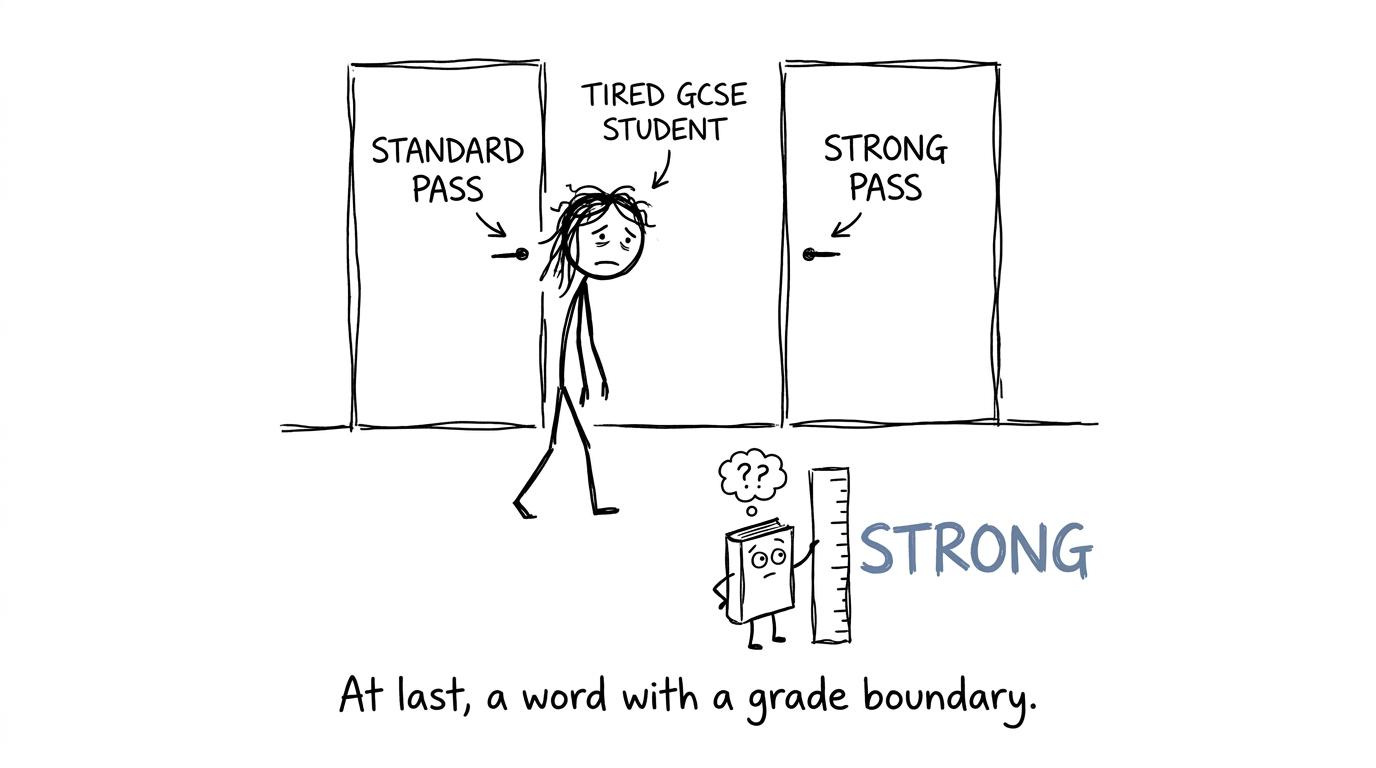 A student discovers that strong pass is a surprisingly measurable phrase