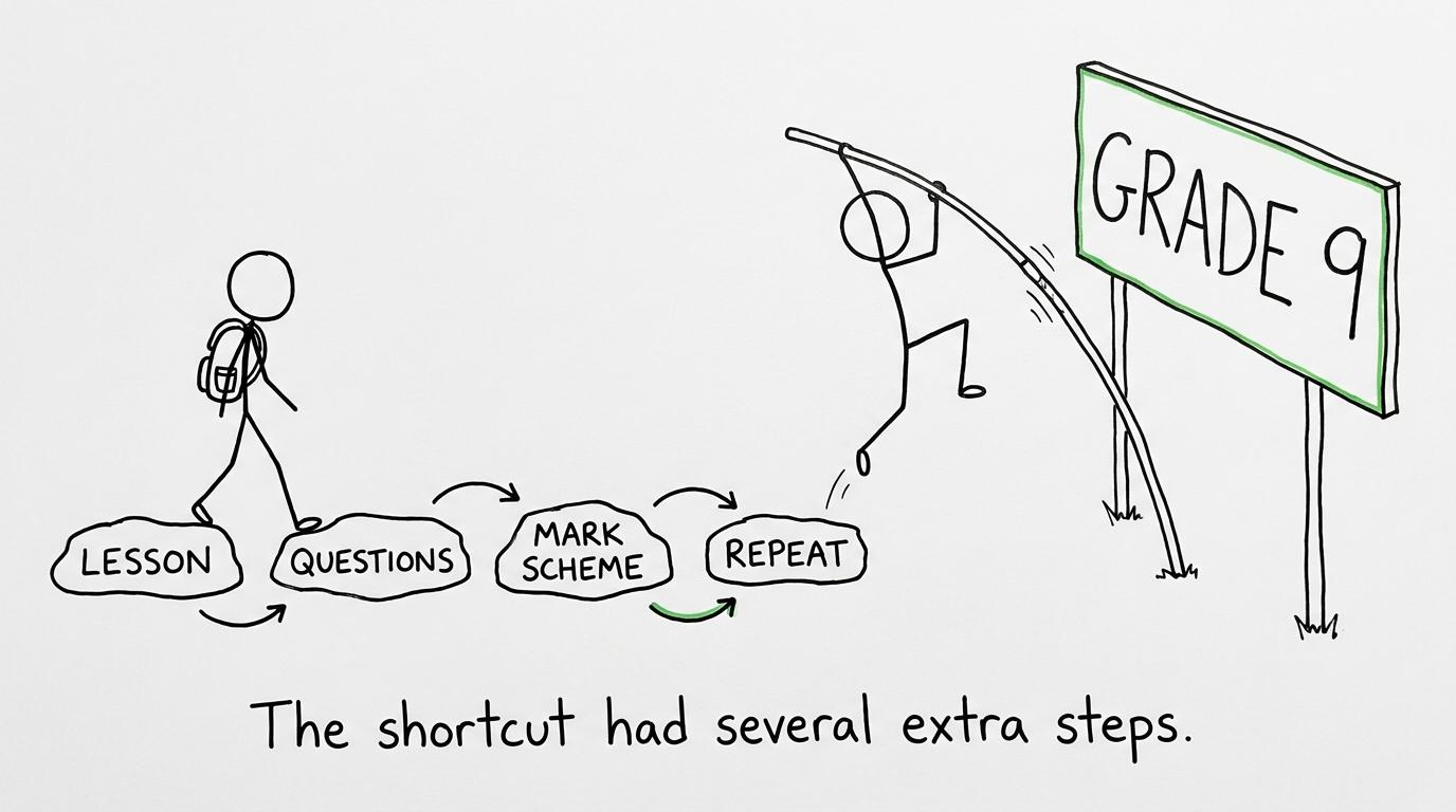 A steady revision process beats trying to jump straight to the top grade